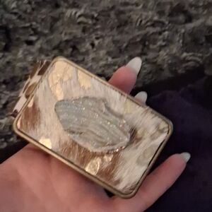 Elegant Gold and Cream Women's Belt